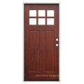 Exterior Pre-finished Mahogany Solid Wood Front Door